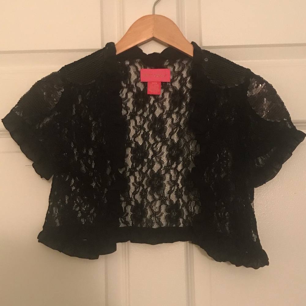 Betsey Johnson short-sleeve 1920s style cover up